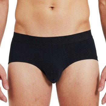 Bread & Boxers Bread and Boxers Brief Multi 3P Sort økologisk bomuld Large Herre