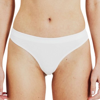 Bread & Boxers Bread and Boxers Cotton Thong Trusser 2P Hvid økologisk bomuld X-Small Dame