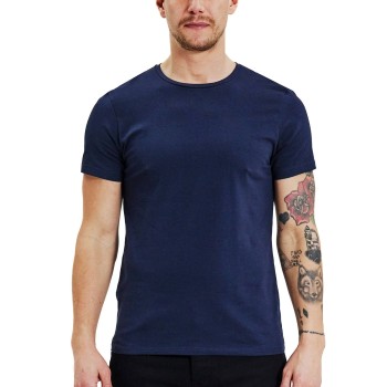 Bread & Boxers Bread and Boxers Crew Neck Mørkblå økologisk bomuld X-Large Herre