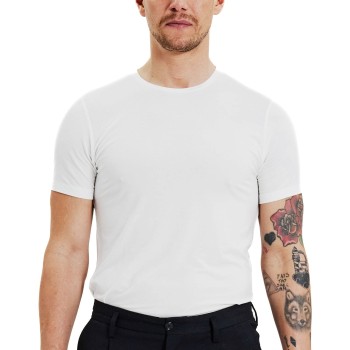Bread & Boxers Bread and Boxers Crew-Neck Tencel T-Shirt Hvid tencel Large Herre