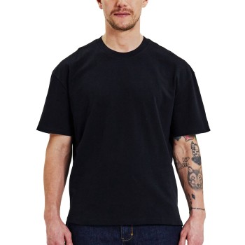 Bread & Boxers Bread and Boxers Heavy Tee T-Shirt Sort økologisk bomuld Medium Herre