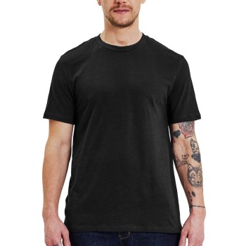 Bread & Boxers Bread and Boxers Light Weight Tee Sort økologisk bomuld X-Small Herre