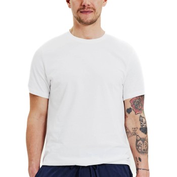 Bread & Boxers Bread and Boxers Light Weight Tee Hvid økologisk bomuld Large Herre