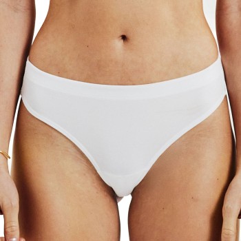 Bread & Boxers Bread and Boxers Modal Thong Trusser 2P Hvid modal X-Small Dame
