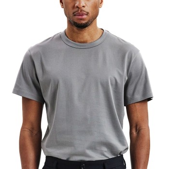 Bread & Boxers Bread and Boxers Pima Cotton Crew Neck Grå økologisk bomuld Small Herre