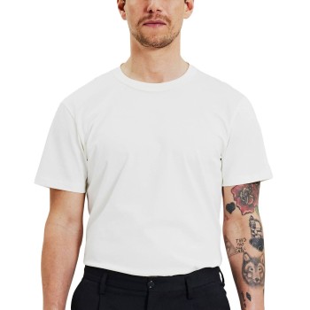 Bread & Boxers Bread and Boxers Pima Cotton Crew Neck Helhvid økologisk bomuld XX-Large Herre