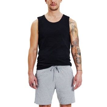 Bread & Boxers Bread and Boxers Pyjama Short Grå økologisk bomuld X-Small Herre