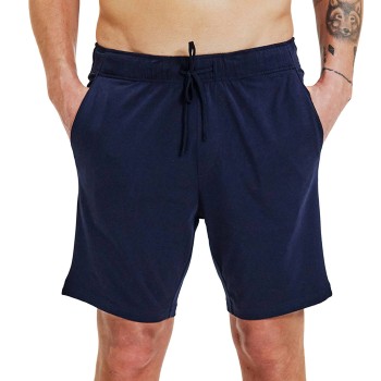 Bread & Boxers Bread and Boxers Pyjama Short Marineblå økologisk bomuld Large Herre