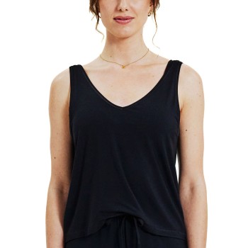 Bread & Boxers Bread and Boxers Pyjama Tank Top Sort modal X-Large Dame