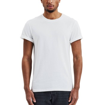 Bread & Boxers Bread and Boxers Roll-Up Tee Hvid økologisk bomuld Medium Herre