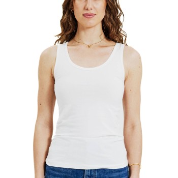 Bread & Boxers Bread and Boxers Tank Woman Hvid økologisk bomuld Large Dame