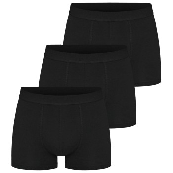 Bread & Boxers Bread and Boxers Trunks 3P Sort økologisk bomuld Medium Herre