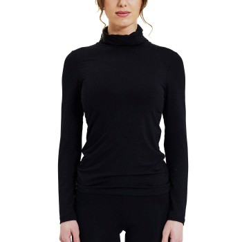 Bread & Boxers Bread and Boxers Turtle Neck Sort viskose Medium Dame