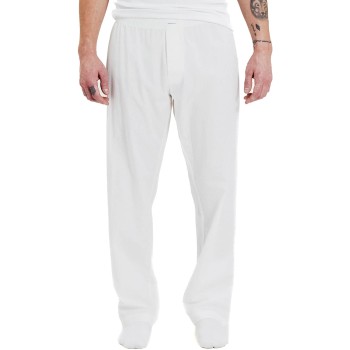 Bread & Boxers Bread and Boxers Woven Pyjama Pants Hvid økologisk bomuld Large Herre