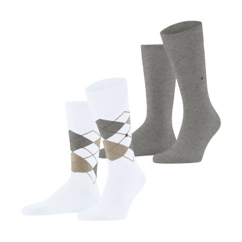 Burlington Strømper 2P Everyday Mix Cotton Sock Hvid Str 40/46 Herre