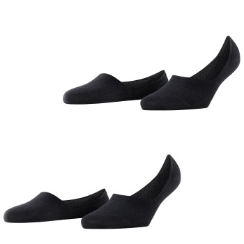 Burlington Strømper 2P Everyday Women Invisibles Sort Str 41/42 Dame