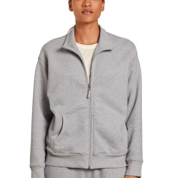 Calida Circular Lounge Jacket Gråmelerad bomuld XX-Small Dame