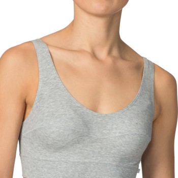 Calida BH Elastic Top Grå bomuld Large Dame