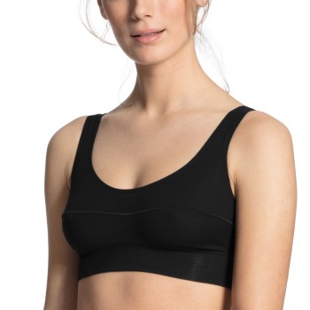 Calida BH Elastic Top Sort 992 bomuld 48-50 Dame