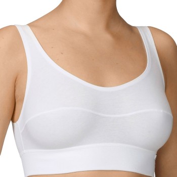 Calida BH Elastic Top Hvid 001 bomuld 36-38 Dame