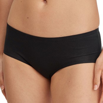 Calida Trusser Essential Cotton Hipster Panty Sort bomuld Medium Dame