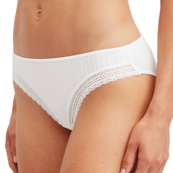 Calida Trusser Etude Ajours Brief Hvid modal fibre Large Dame