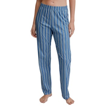 Calida Favourites Sleep Long Pants Blåstribet bomuld Medium Dame