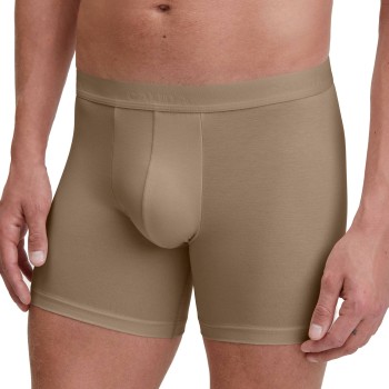 Calida Natural Cooling Extended Boxer Beige tencel Large Herre