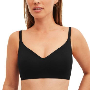 Calida BH Natural Skin Seamless Soft Bra Sort Small Dame