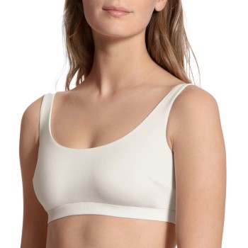 Calida BH Natural Skin Soft Bra Hvid X-Small Dame