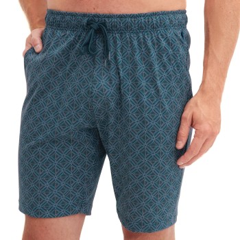 Calida Pyjama Short Petrol bomuld Large Herre