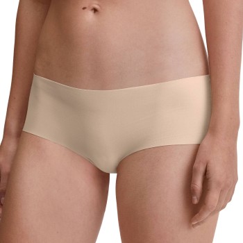 Calida Trusser Seamless Clean-Cut Midi Brief Beige Large Dame
