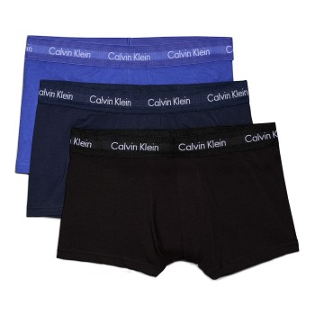 Calvin Klein 3P Cotton Stretch Low Rise Trunks Flerfarvet-2 bomuld Medium Herre