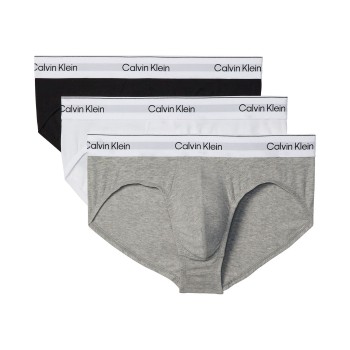 Calvin Klein 3P Icon Cotton Briefs Hvid/Grå bomuld Medium Herre