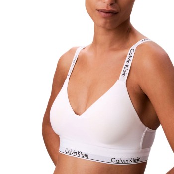 Calvin Klein BH Icon Cotton Modal Classic Bralette Hvid Small Dame
