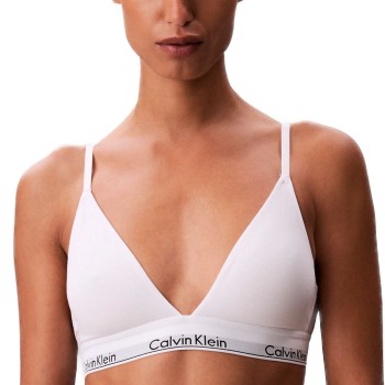 Calvin Klein BH Icon Cotton Modal Triangle Bralette Hvid Medium Dame