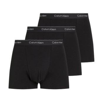 Calvin Klein 3P Icon Cotton Relaxed Fit Trunks Sort bomuld Medium Herre