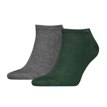 Calvin Klein Strømper 2P Men Sneaker Socks Grøn Str 43/46 Herre