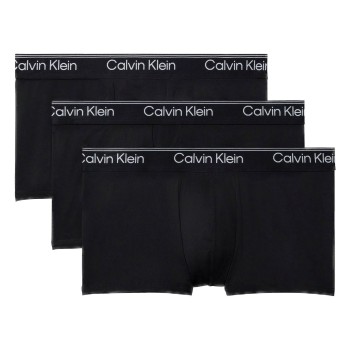 Calvin Klein 3P Microfibre Stretch Low Rise Trunks Sort polyester XX-Large Herre