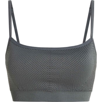 Calvin Klein BH Sport Seamless Medium Impact Bra Grøn polyester Large Dame
