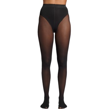 Calvin Klein Strømpebukser Tight French Cut Shaper 40 DN Sort Large Dame