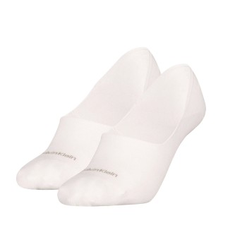 Calvin Klein Strømper 2P Women Mid Cut Footie Socks Hvid Str 35/38 Dame