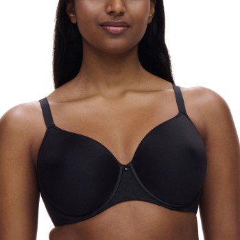 Chantelle BH Comfort Chic Back Smoothing T-Shirt Bra Sort J 75 Dame