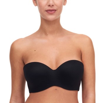 Chantelle BH Corsetry T-Shirt UW Strapless Bandeau Sort B 80 Dame