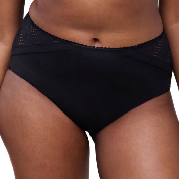 Chantelle Trusser EasyFeel High-Waisted Support Full Brief Sort nylon 48 Dame