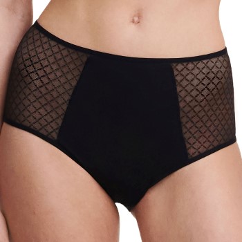 Chantelle Trusser EasyFeel Norah Chic High Waist Brief Sort 46 Dame