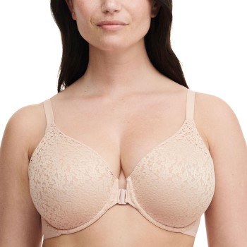 Chantelle BH EasyFeel Norah Front Closure Bra Beige nylon G 80 Dame