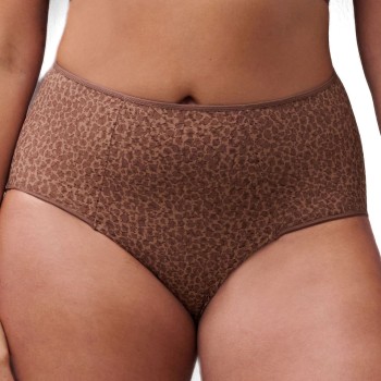 Chantelle Trusser EasyFeel Norah High Waist Brief Brun nylon 40 Dame