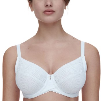 Chantelle BH EasyFeel Very Covering Underwired Bra Hvid nylon E 70 Dame