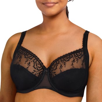 Chantelle BH Every Curve Covering Underwired Bra Sort G 95 Dame